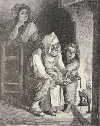 le_villageois_et_le_serpent_fables_la_fontaine_gustave_dore_gravure_de_1868