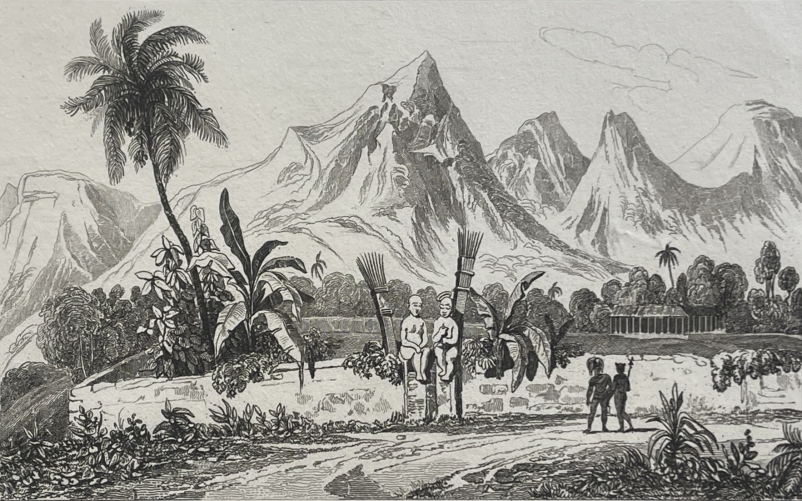 nuku_hiva_marquesas_1836_polynesia_morai_cemetery_engraving_polynesie_pacific