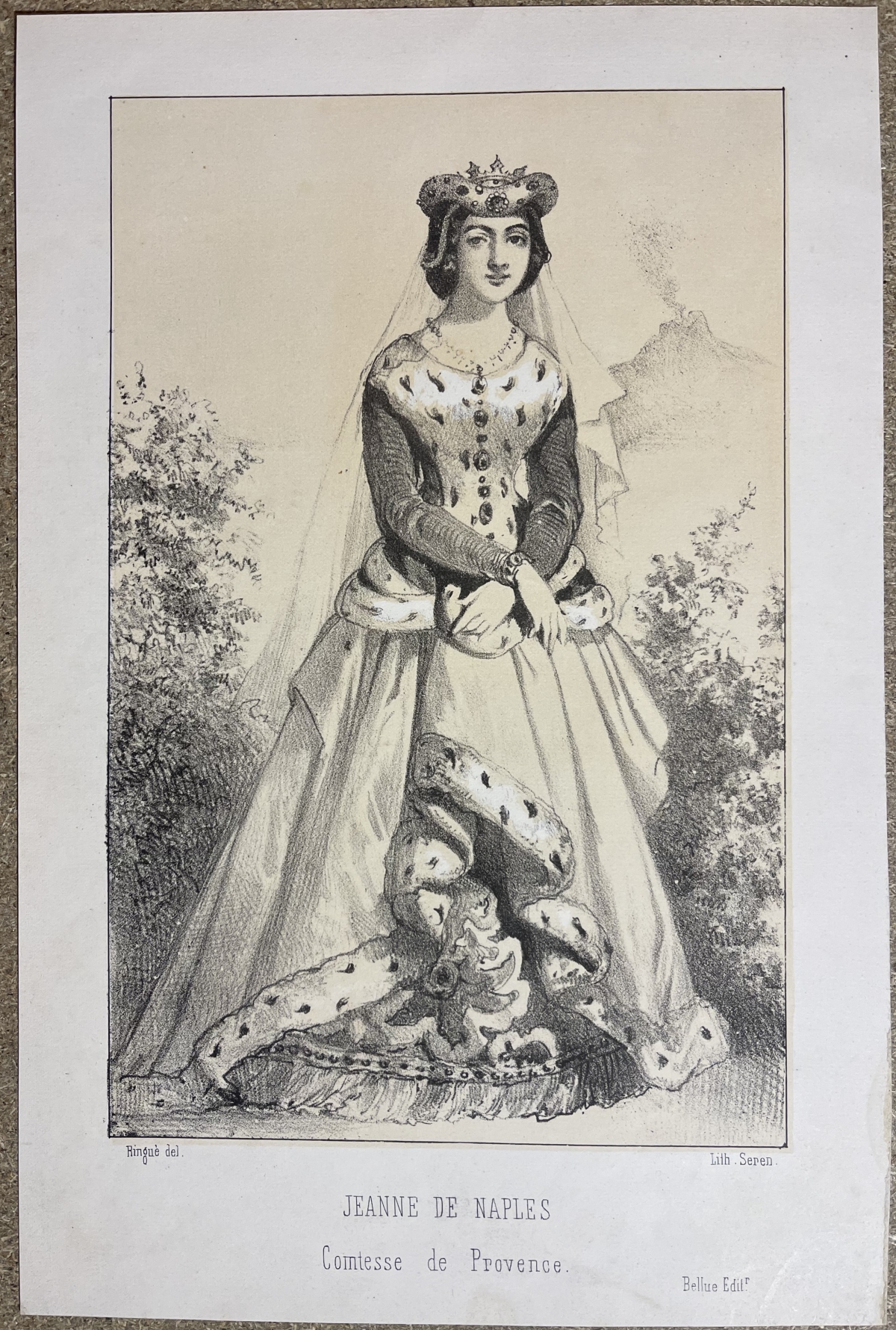 jeanne_de_naples_comtesse_de_provence_lithographie_c_1840_provence