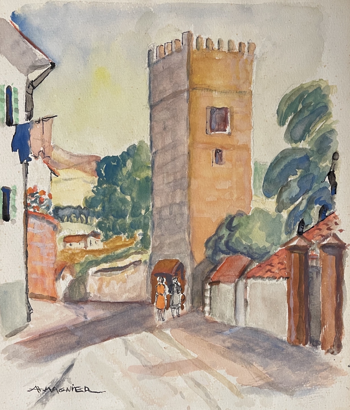 marseille_le_roucas_blanc_aquarelle_a_magnier_la_provence_c_1950