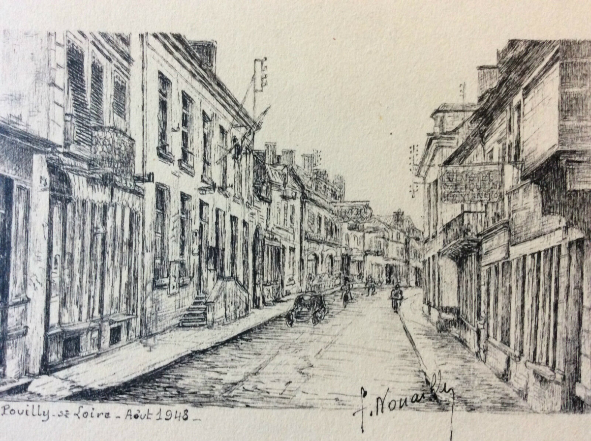 pouilly-sur-loire_nievre_dessin_a_lencre_signe_f_nouaille_1948___france