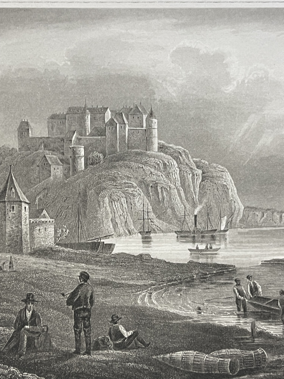 caen_carlvados_orne_normandie_france_gravure_vers_1835