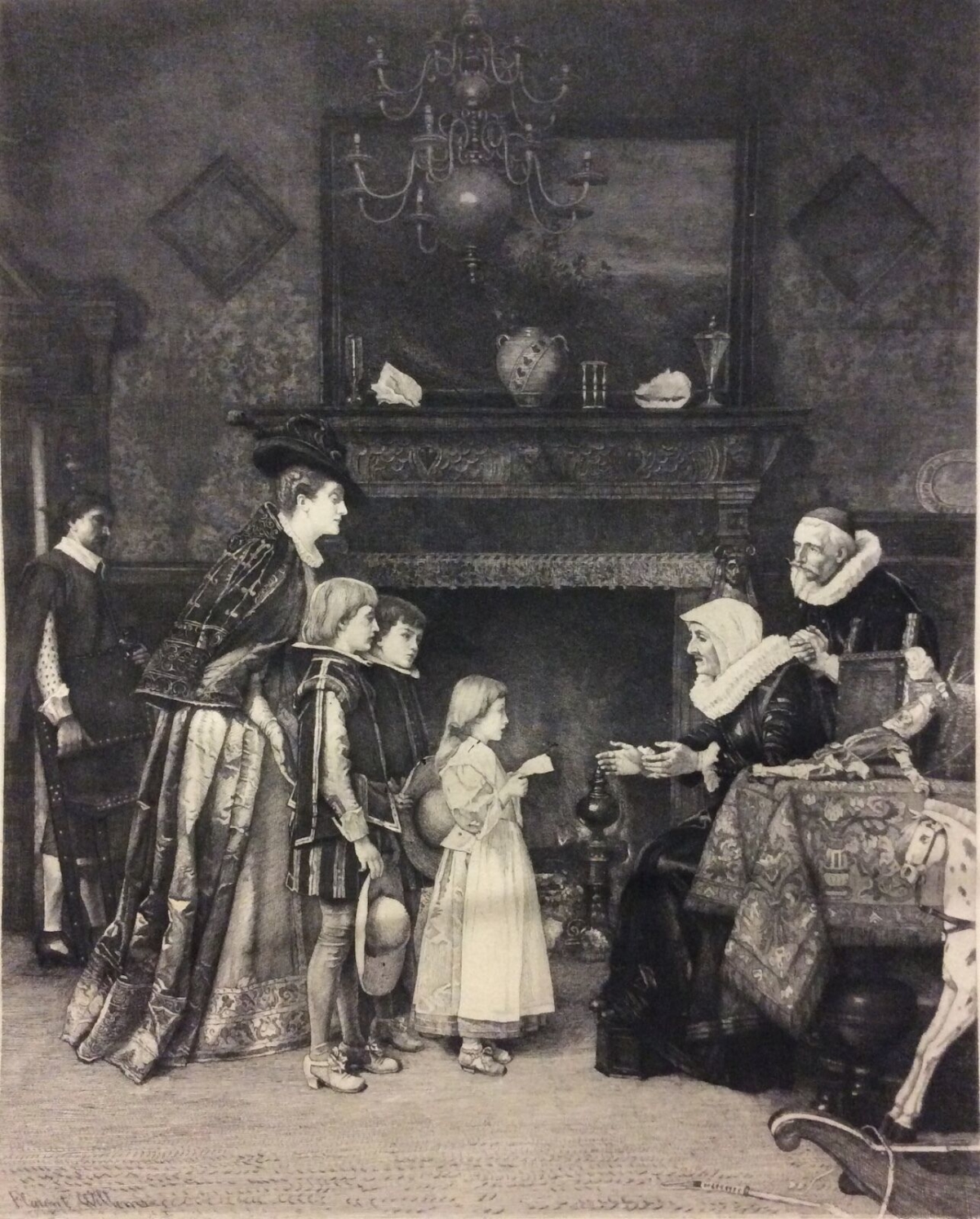 visite_aux_grands_parents_florent_willems_1823-1905_louis_lenain_1851-1903