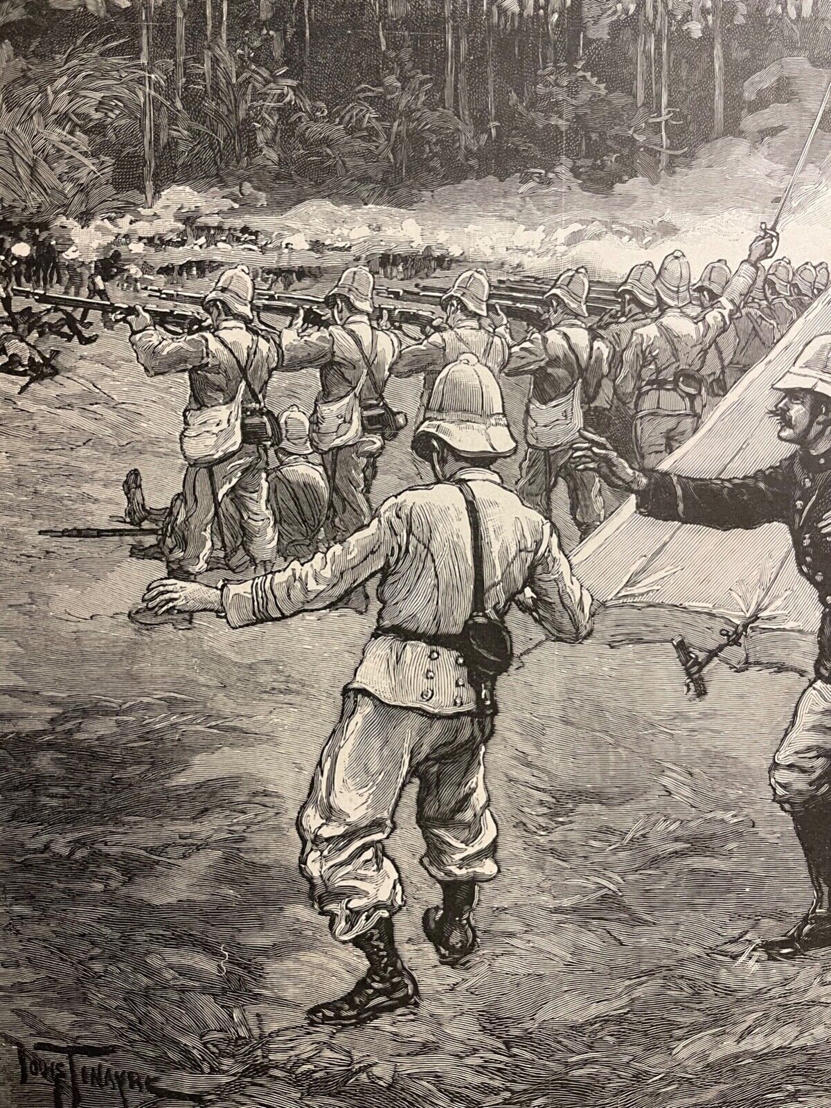 dogba_mort_du_commandant_fauran_royaume_dahomey_benin_1895_afrique