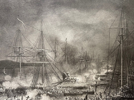 napoleon_bonaparte_empire_boulogne_flottille_france_flotte_angleterre_circa_1840