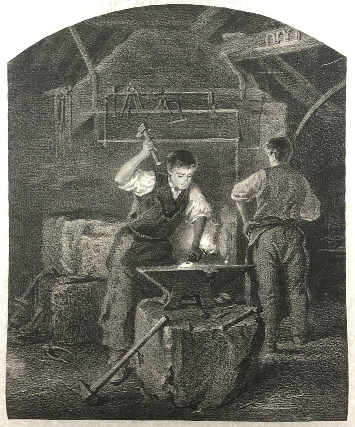 les_forgerons,_dapres_beleux__lithographie_sur_papier_japon_de_fischer_vers_1860_