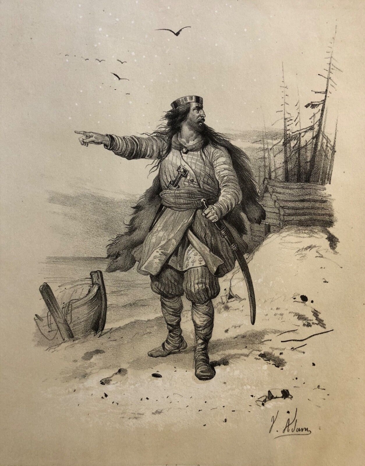 riourik_813-879_fondateur_de_lempire_russe_estampe_de_1840_riourikides_russie