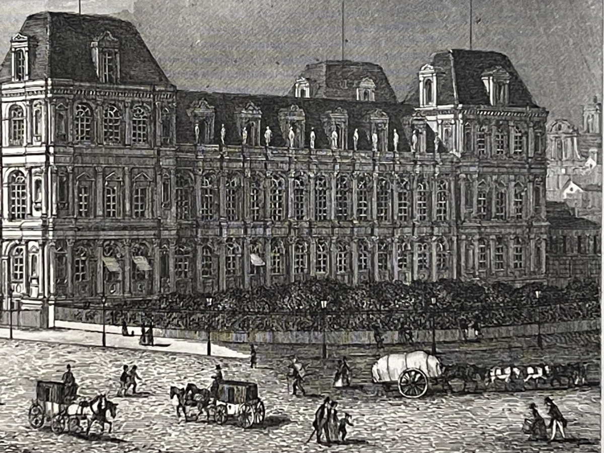 paris_hotel_de_ville_gravure_de_formster_1855_france