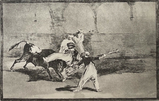 francisco_goya_1746-1828_espagne_tauromachie_taureau_fac-simile_c_1982