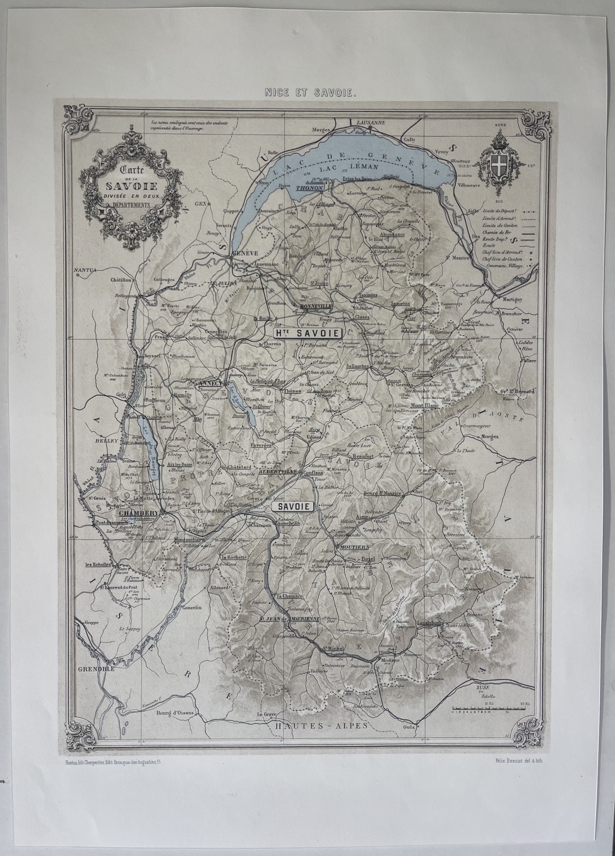 carte_la_savoie_divisee_en_deux_departements_lithographie_1864_france_alpes