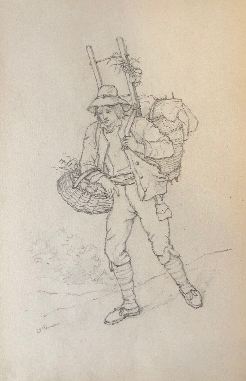 paysan_allant_au_marche__dessin_au_crayon__anonyme_vers_1875