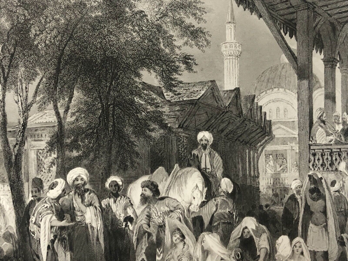 turquie_avrat_bazaar_or_slave_market_istanbul_constantinople_türkiye_1840