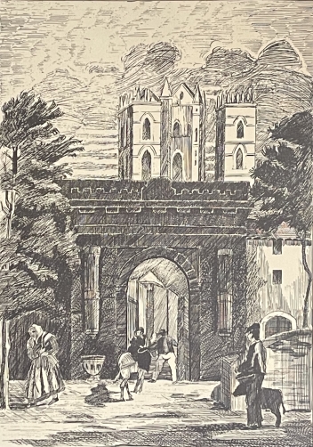 marseille_ancienne_porte_des_carmes_dessin_a_lencre_anonyme_xxe