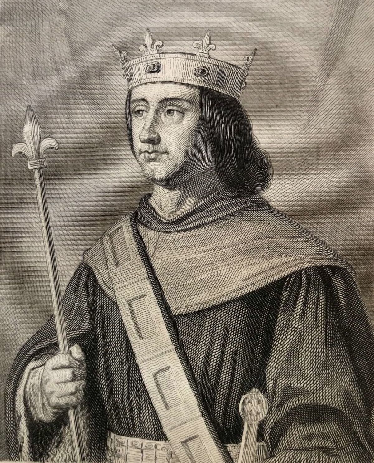 charles_vi_roi_de_france_valois_le_bien-aime_le_fou_1368-1422_grave_vers_1840