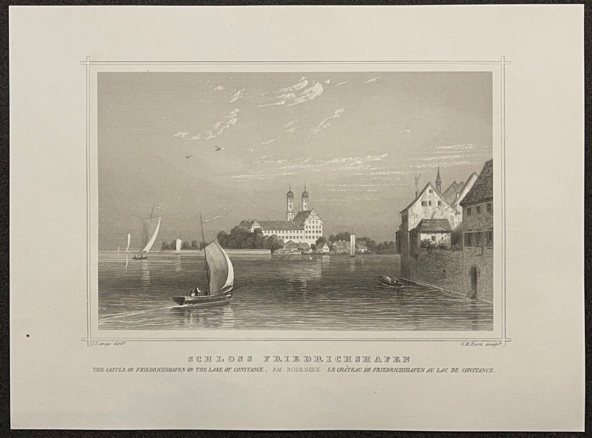 friedrichshafen_sur_le_lac_de_constance_allemagne_lithographie_vers_1850