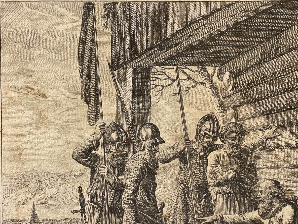 switzerland_bern_soldiers_with_bear_shield_antique_print_after_usteri