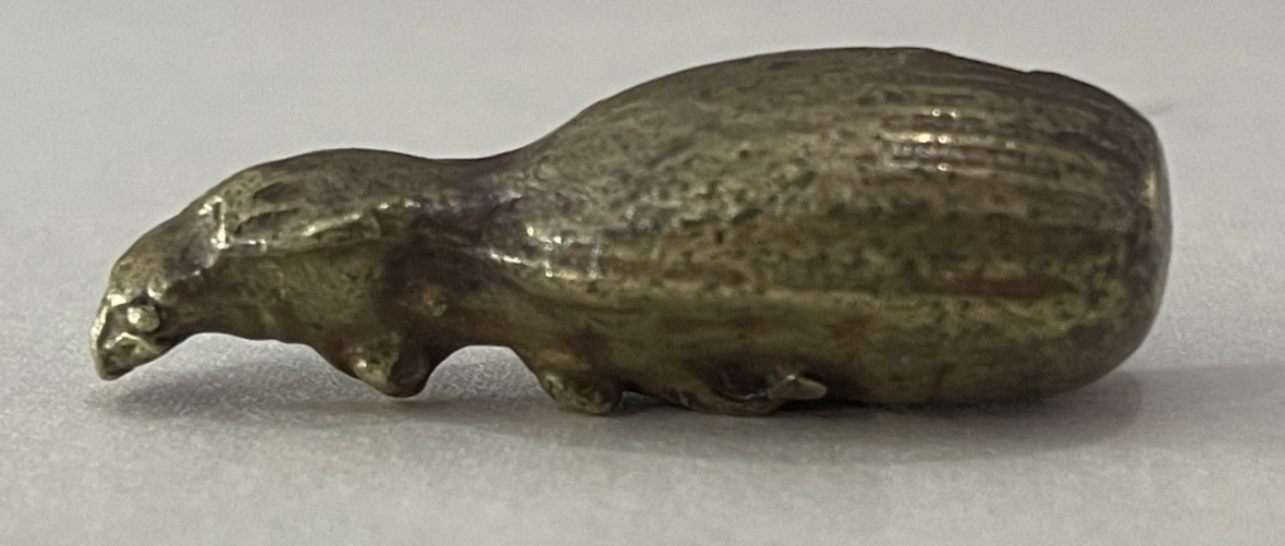 cote_d???ivoire_akan_poids_scarabee_a_peser_la_poudre_d???or_38_grammes_afrique_xixe