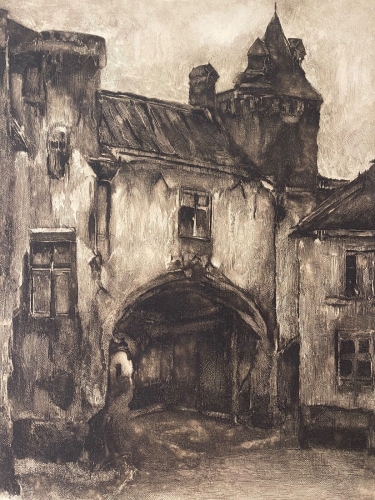 bruges_halle_au_beurre_pointe_seche_signee_holst_vers_1880