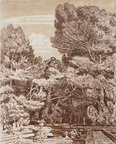 aix-en-provence_le_parc_de_violaine_vers_1942_france_provence_bouches-du-rhone