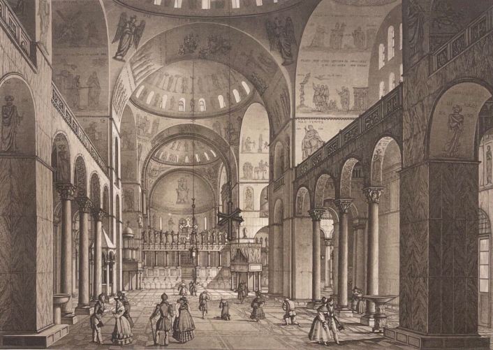 venise_antonio_lazzari_1798-1834_aquatinte_la_basilique_saint-marc_1829_italia_e