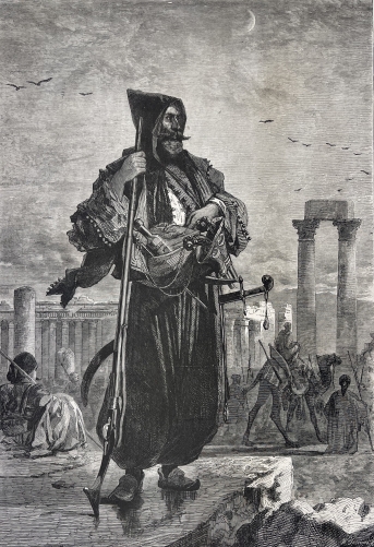 1864_french_engraving_syrian_kawas_gowass_after_carl_haag_orientalist_syrie