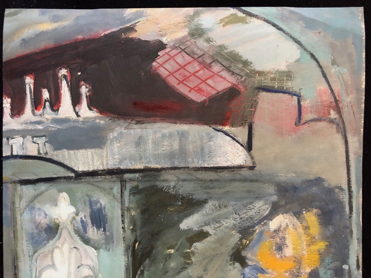 art_contemporain_grande_gouache_fin_du_xxe_64_cm_par_46_cm