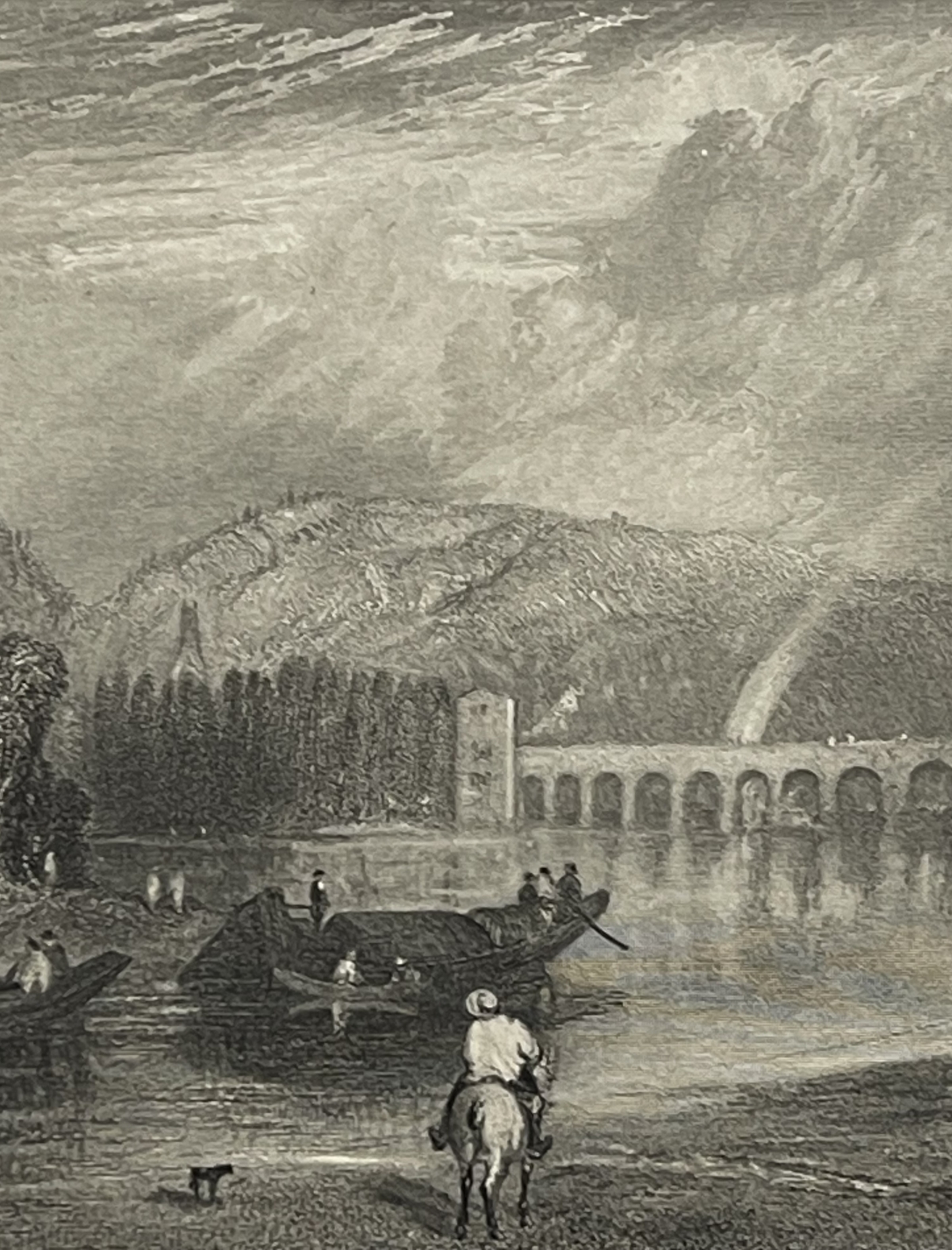 mw_turner_bridge_of_meulun_engraving_1833_cousins_antique_french_landscape_print