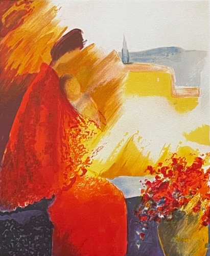 mere_et_enfant_lithographie_signee