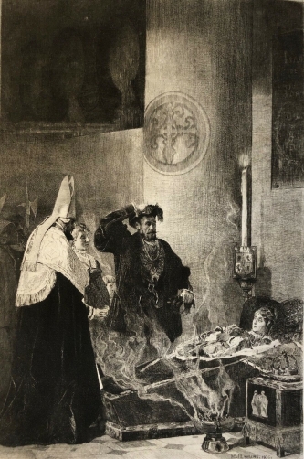 francesco_borgia_paying_his_respects_to_isabella_of_portugal_paul_laurens_c_1876