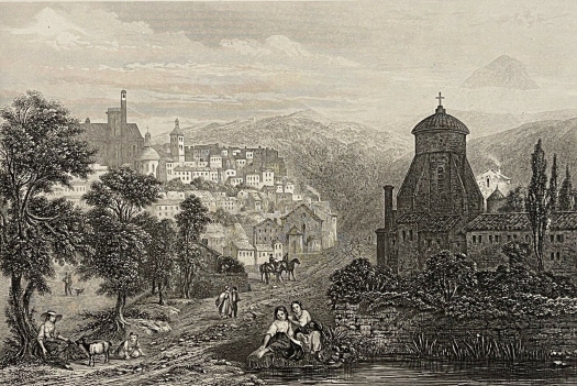 clermont_et_le_puy_de_dome_france_lithographie_de_1863