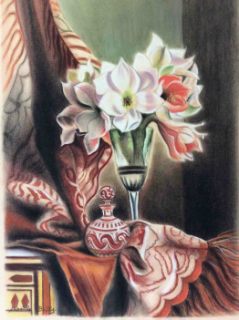 superbe_et_grand_pastel_nature_morte_au_cristal