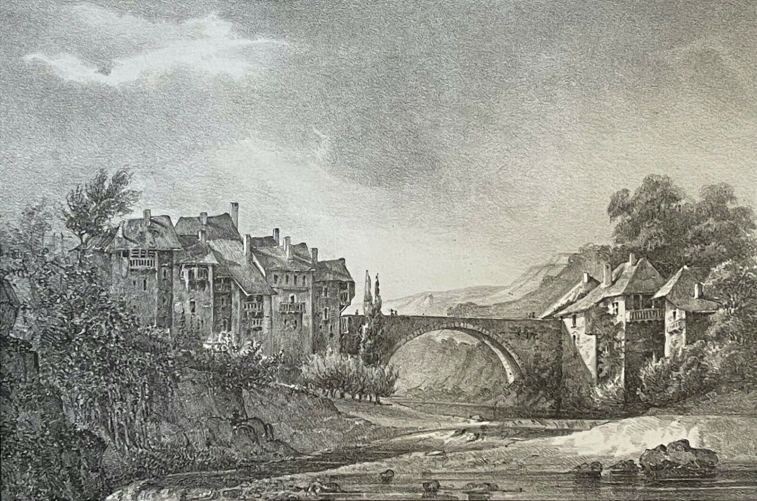 alby-sur-cheran_lithographie_vers_1840_haute-savoie_grand_annecy_france