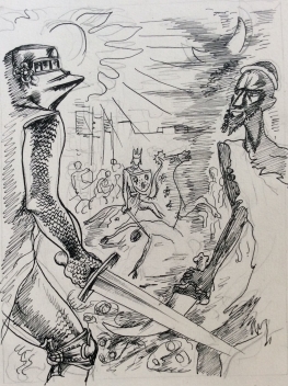 encre_croisade_saint-louis_attribue_a_bernard_milleret_1883-1957