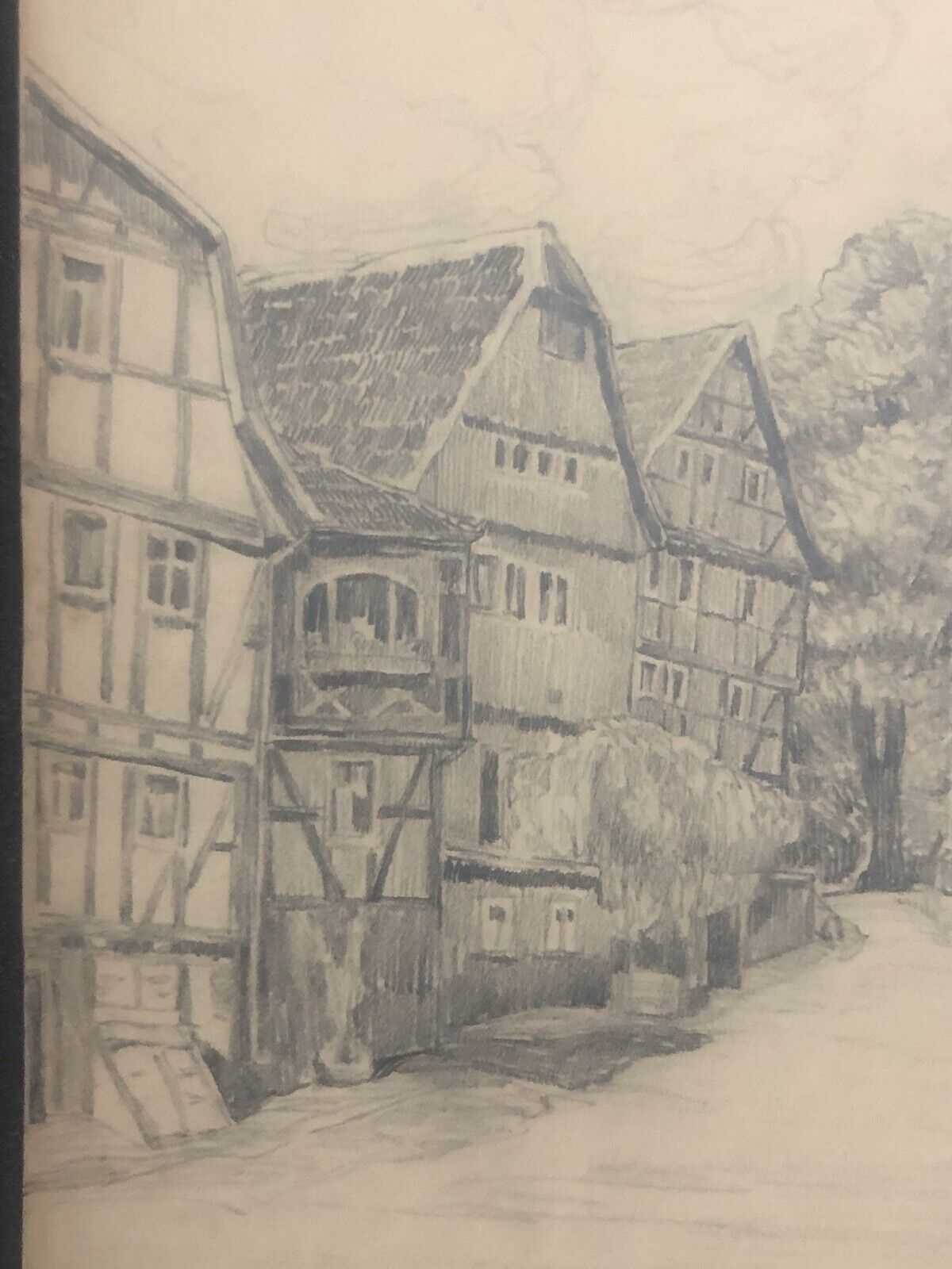 schutz_verbandsgemeinde_daun_grand_dessin_au_graphite_de_1916_allemagne