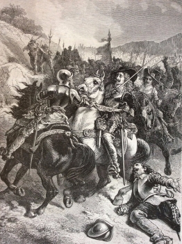battle_of_naseby_1645_charles_i_carnewarth_engraving_19th_century_england