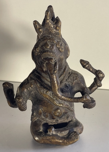 ganesh_inde_traces_rituelles_ancien_hindouisme_elephant_vers_1830_bronze_votif