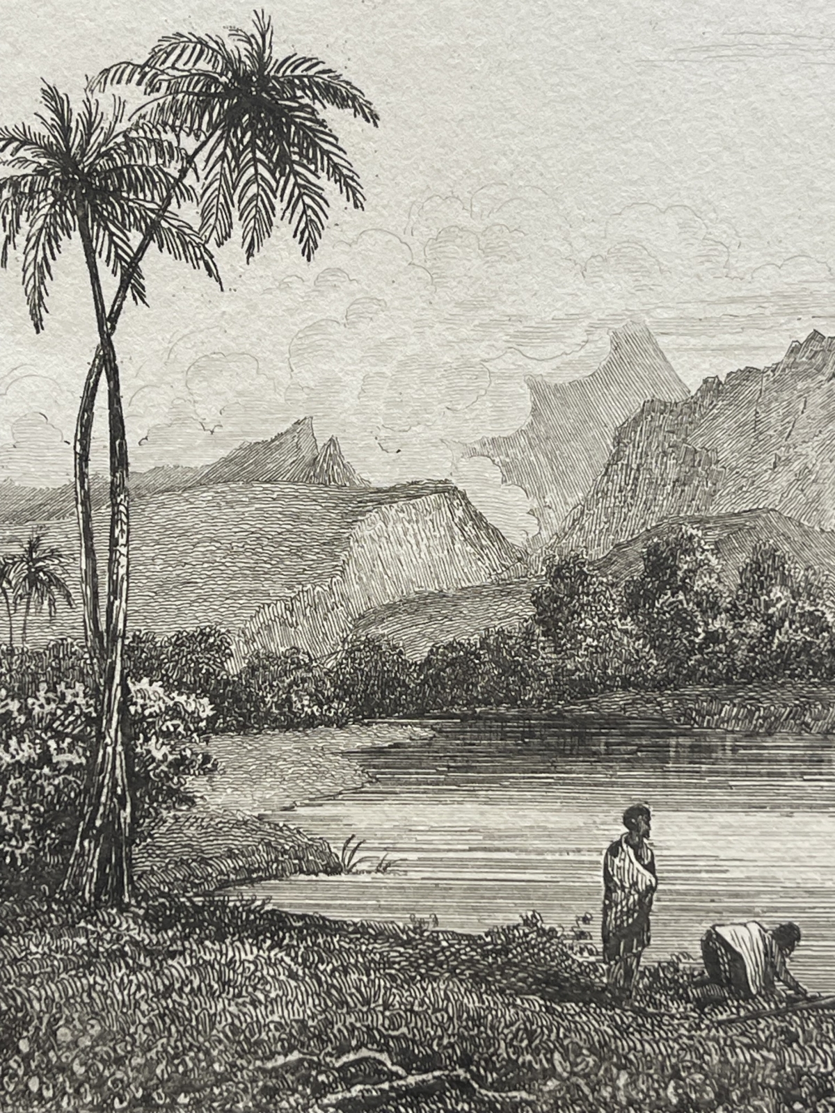 tahiti_matavai_bay_original_antique_engraving_1836_polynesie_france_pacifique