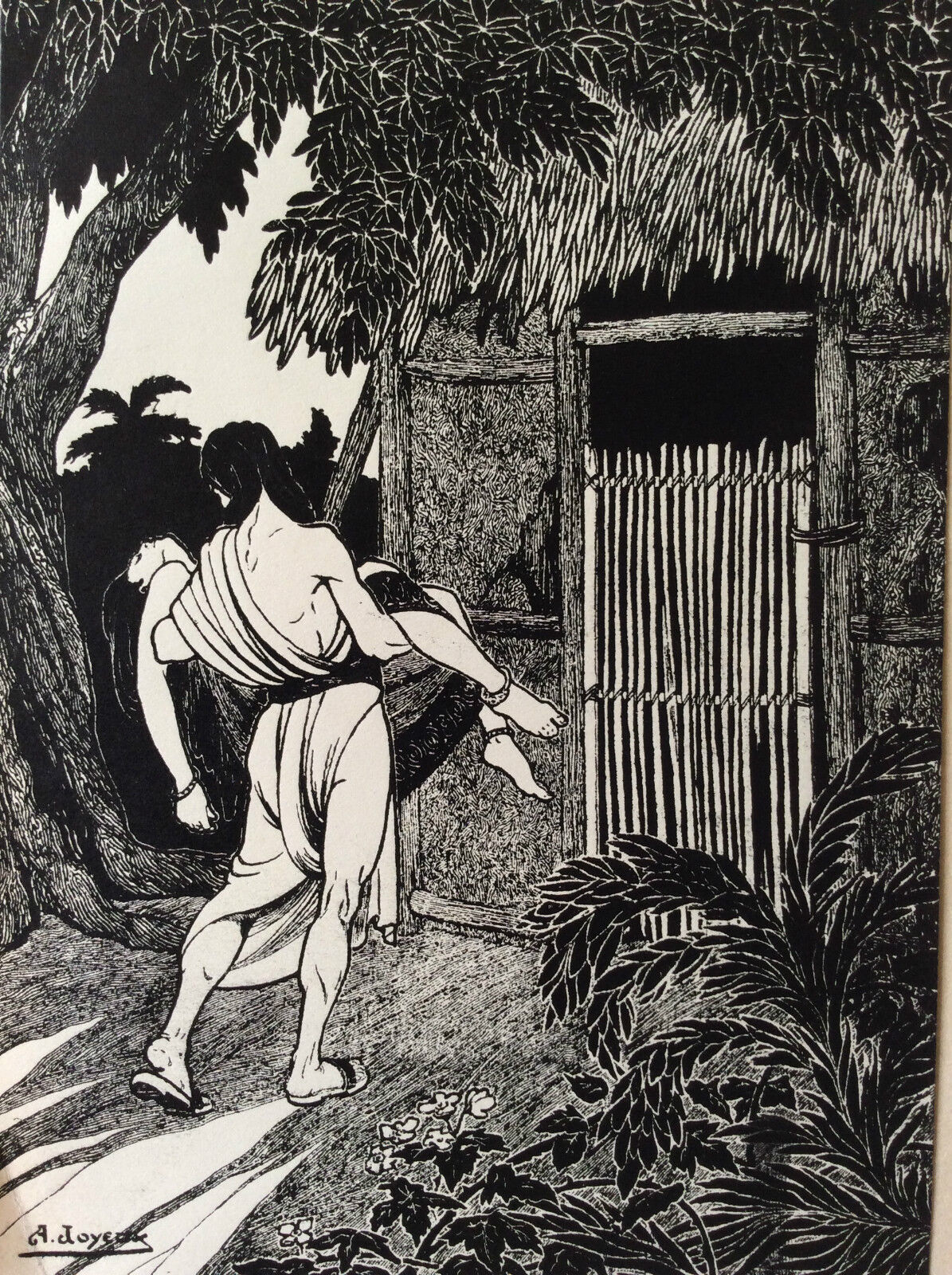 bouddhisme__bouddha_gaudama,_paroles_merveilleuses__gravure_sur_zinc_joyeux_1922_