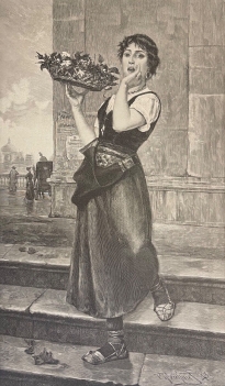 la_marchande_de_fleurs_gravure_vers_1850_fleuriste_flore