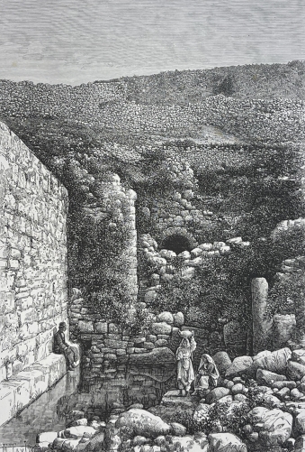 israel_piscine_de_siloe_jerusalem_gravure_en_xylographie_vers_1870