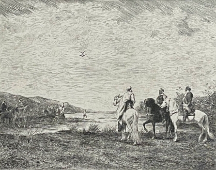 chasse_au_faucon_eugene_fromentin_1820-1876_s_salomon_1881_arabe_fauconnier