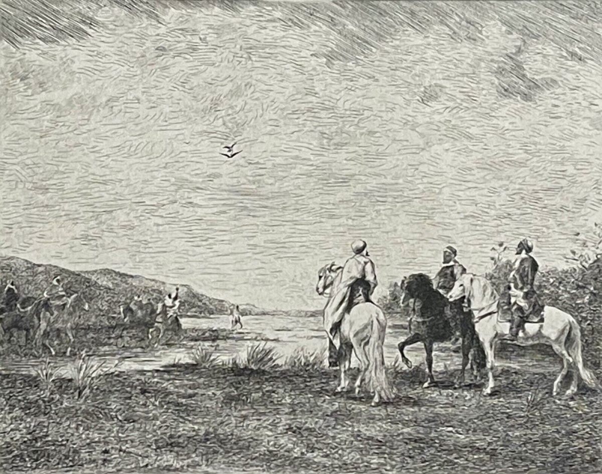chasse_au_faucon_eugene_fromentin_1820-1876_s_salomon_1881_arabe_fauconnier