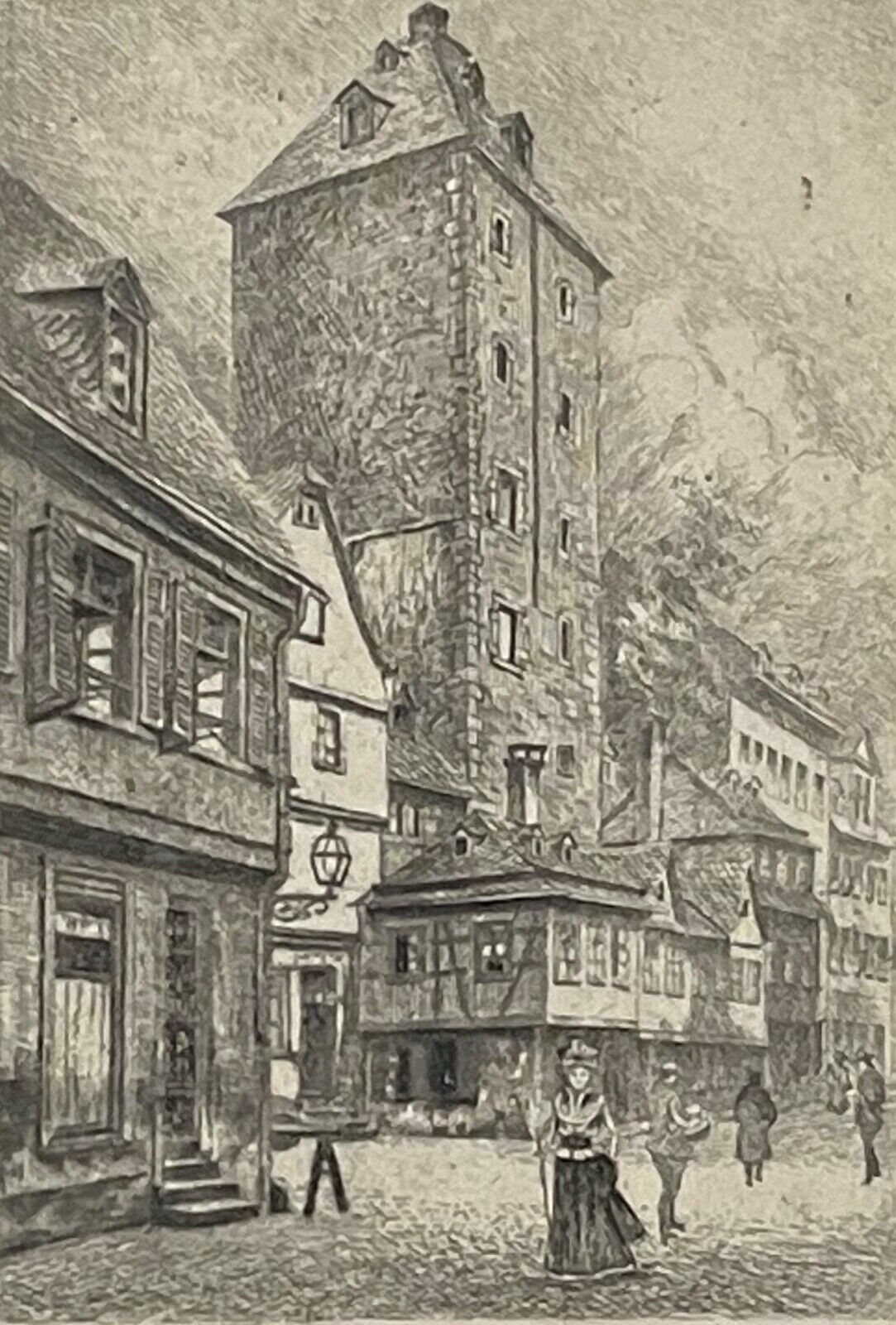 mainz_am_rhein_eisenturm_tour_de_fer_vers_1910_schwenzer_mayence_deutschland