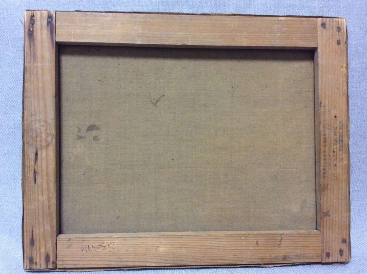 huile_sur_toile__village_devaste,_eglise_romane__circa_1917__anonyme_?