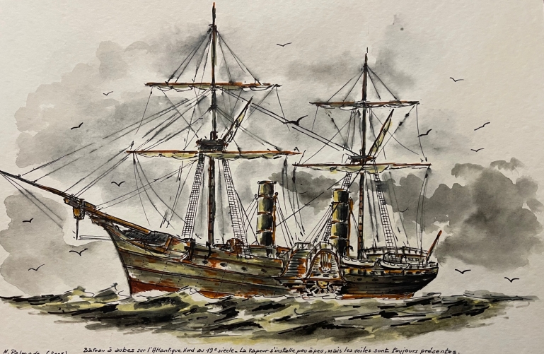 bateau_a_vapeur_au_xixe_siecle_atlantique_nord_aquarelle_de_2001