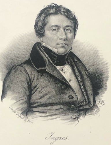 ingres_1780-1867_peintre_neoclassique_manieriste_france_lithographie_c_1850