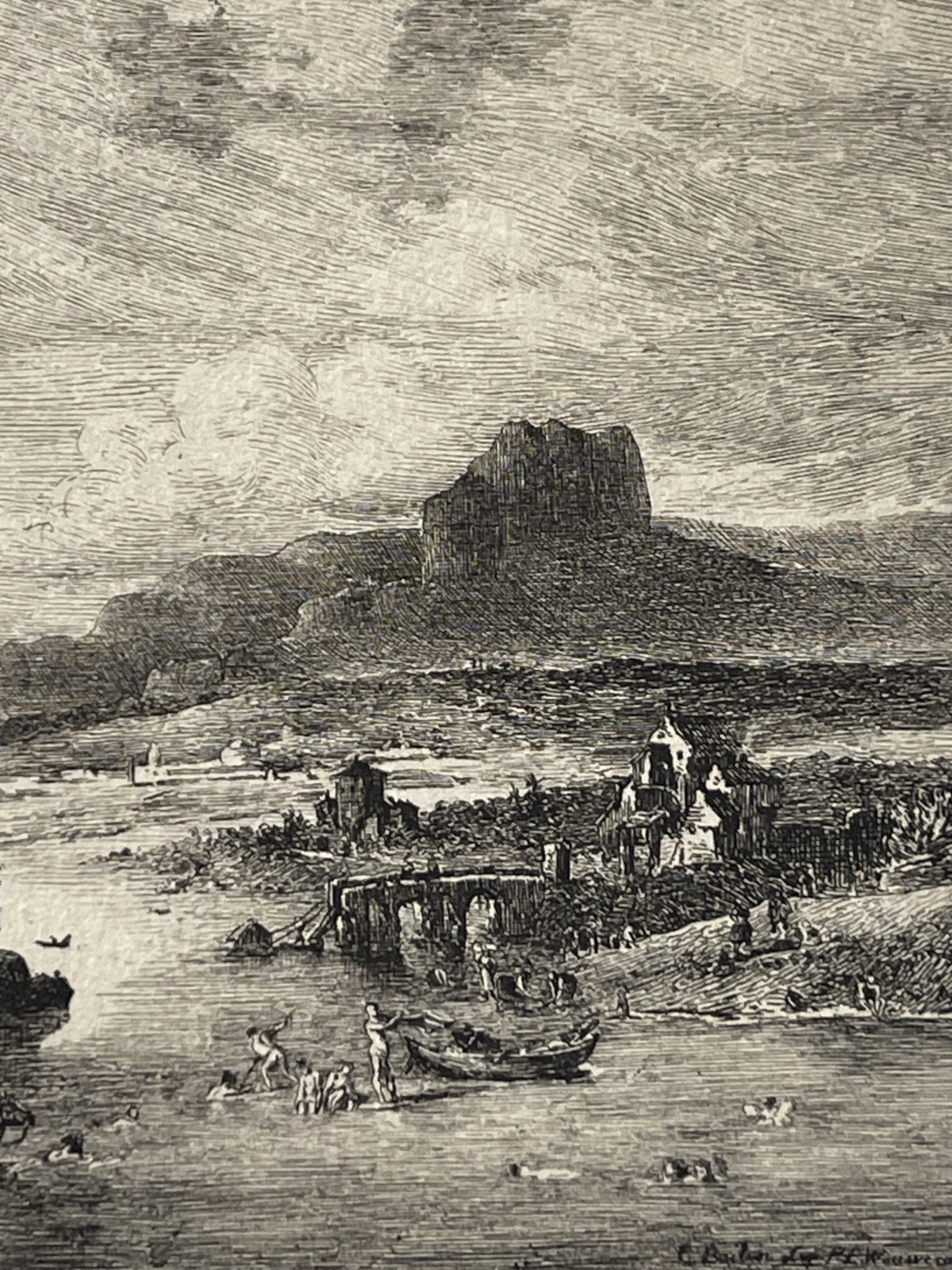 the_banks_of_the_rhine_1878_engraving_boilvin_after_philips_wouwerman_germany