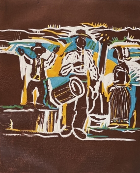 provence_tambourinaire_musiciens_et_danseurs_linogravure_par_robert_agussan