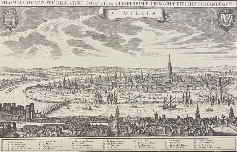 espagne_seville_sevilla_1638_matthaeus_merian_1593-1650_heliogravure_c_1960