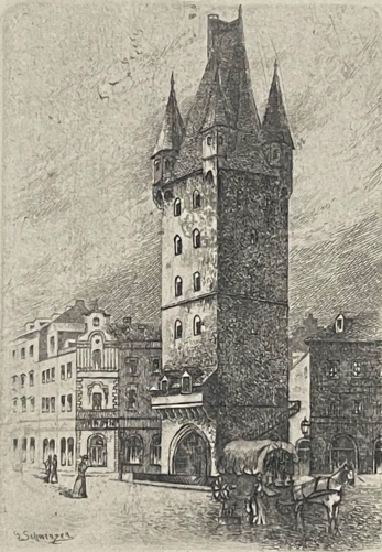 mainz_am_rhein_holzturm_mayence_allemagne_c_1910_pointe_seche_schwenzer
